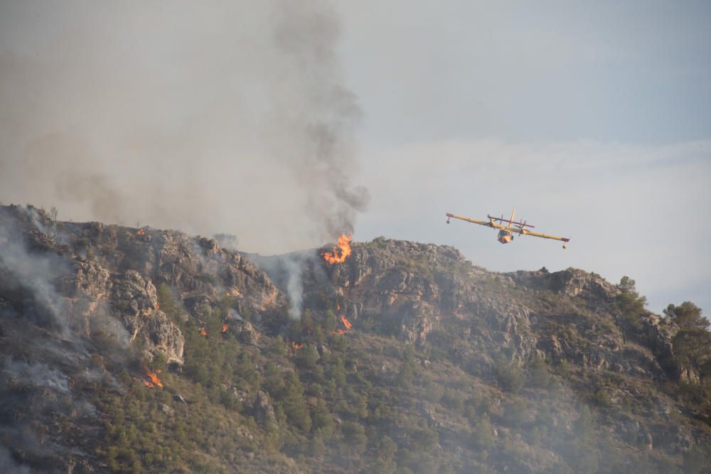 Incendio en la Sierra del Molino