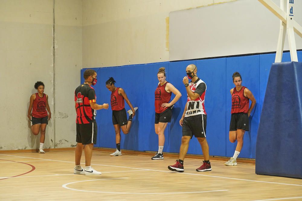 Primer entrenament grupal de l'Spar Girona