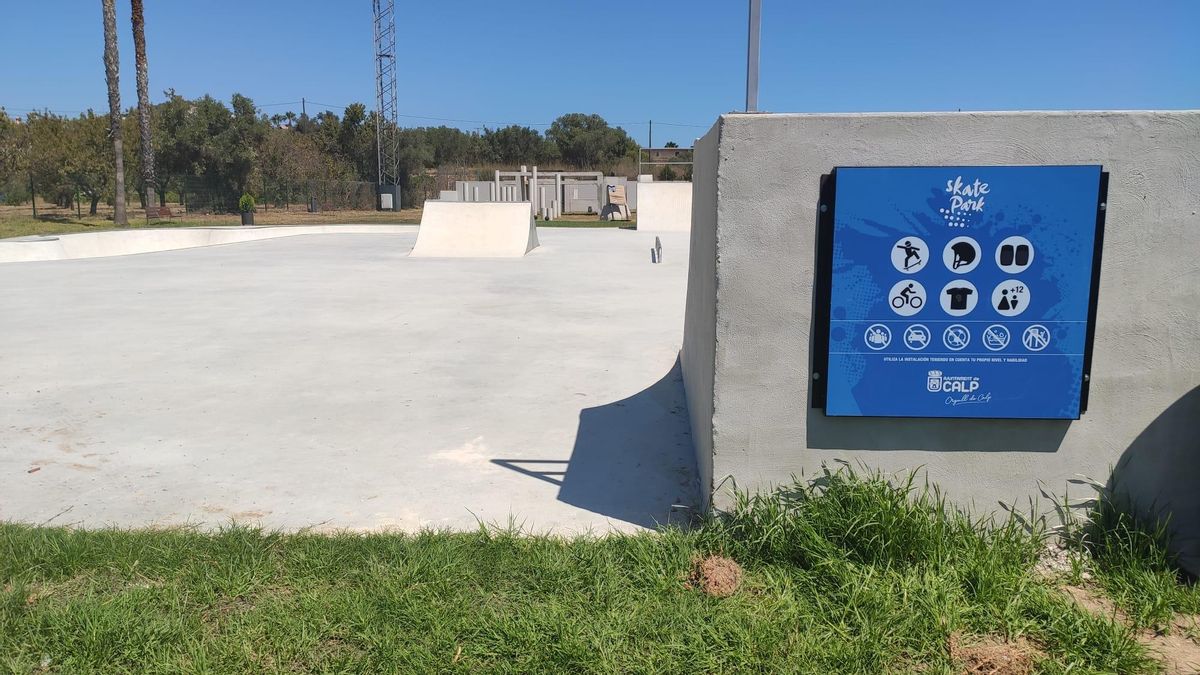 Una de las zonas del Esplai Park de Calp.