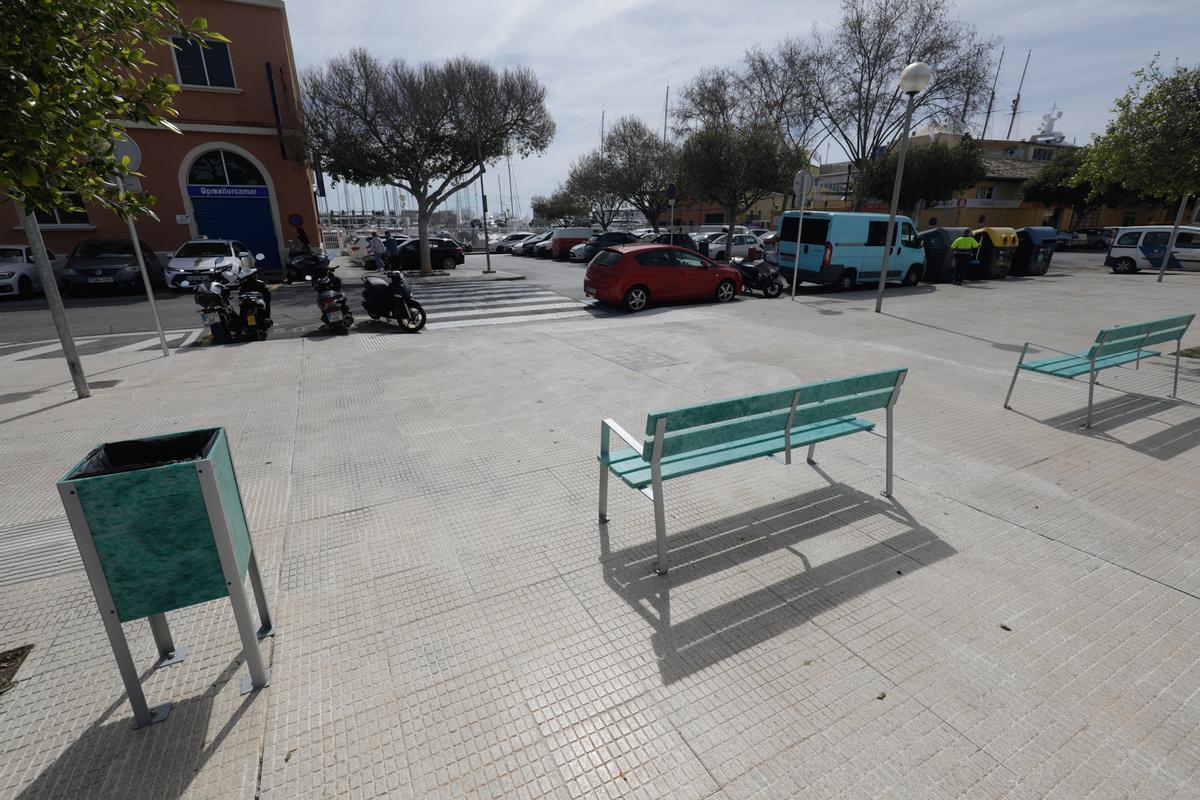 Sehen gut aus und sind gut für die Umwelt: Die neuen Sitzbänke in Palma.