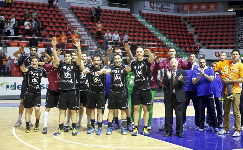 Fotogalería: El BM Aragón se despide tras ganar en la última jornada