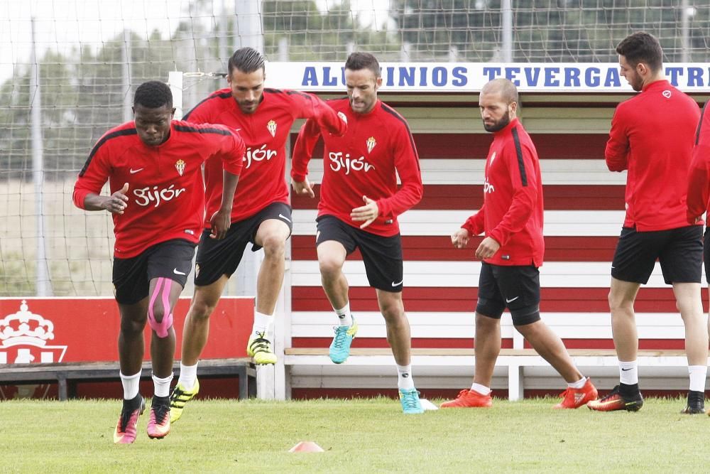 Entrenamiento del Sporting