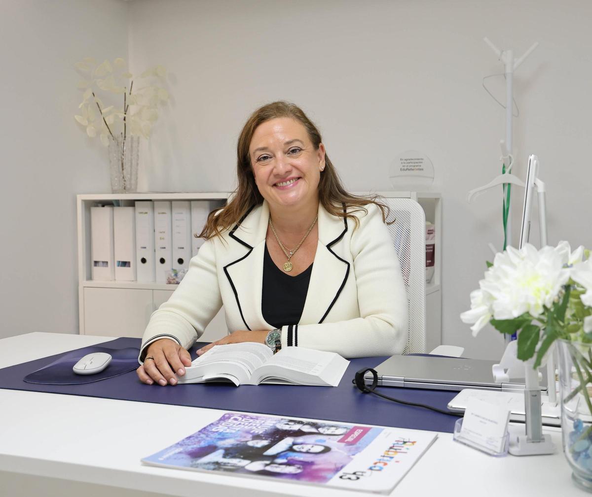 La presidenta de Executivas de Galicia, Carmen Costas.