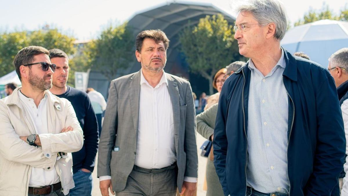 Samuel Lago (Cambados), Luis Arosa (A Illa), Carlos Viéitez (Meaño) y José Cacabelos (O Grove).