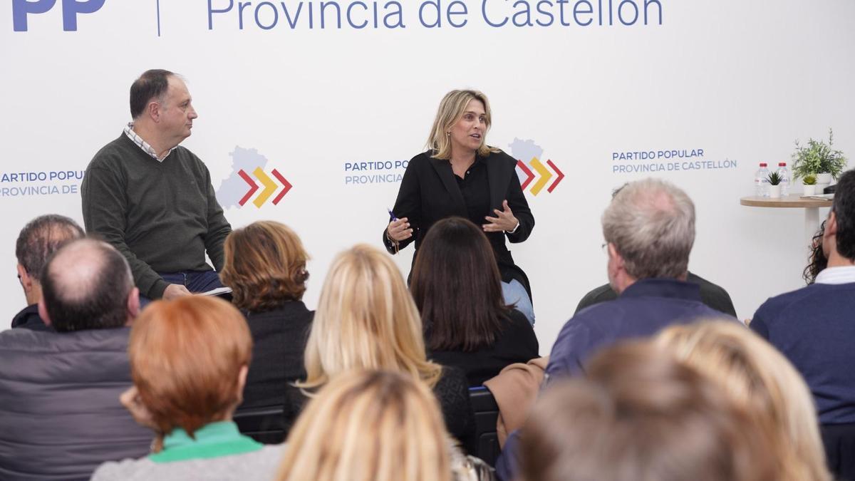 Marta Barrachina ha presidido esta tarde la reunión del comité ejecutivo del PP provincial.