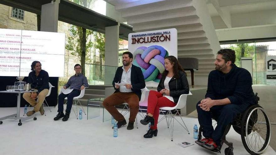 Marcos Ramos, Miguel Pérez, Ignacio Virel, Beatriz Gallego y Pablo Cimadevila (de izqda. a dcha.) // G.S.