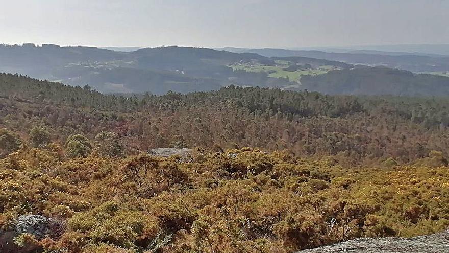 Vista desde el Monte do Gato, en Oza-Cesuras. |   // L.O.