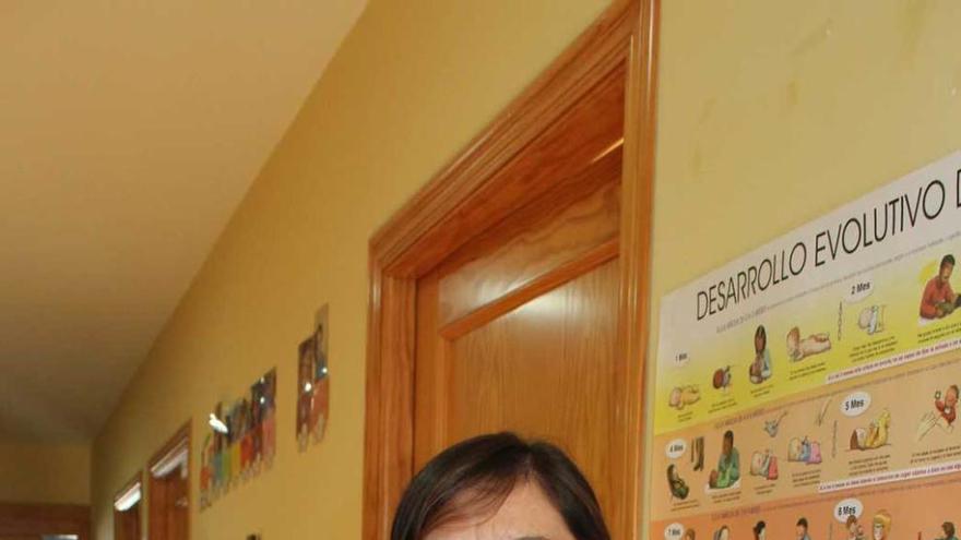 María José Martínez en el centro.