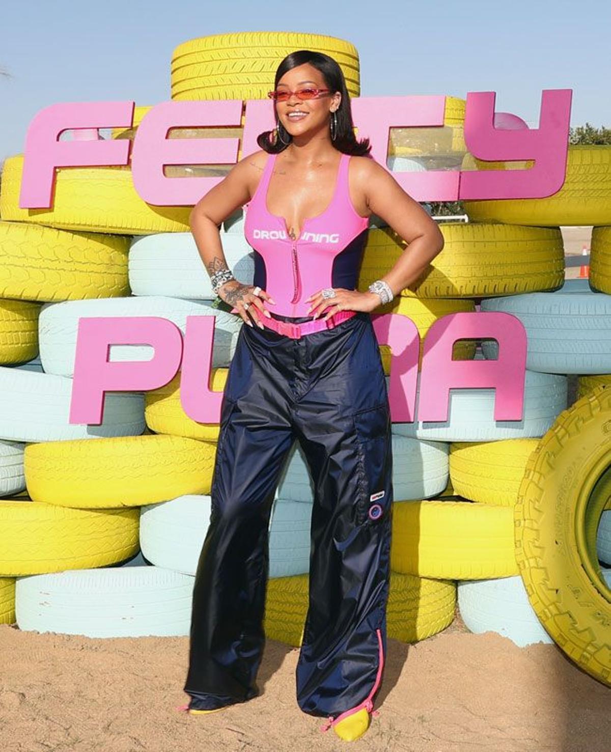 Rihanna en la fiesta de Fenty Puma en Coachella