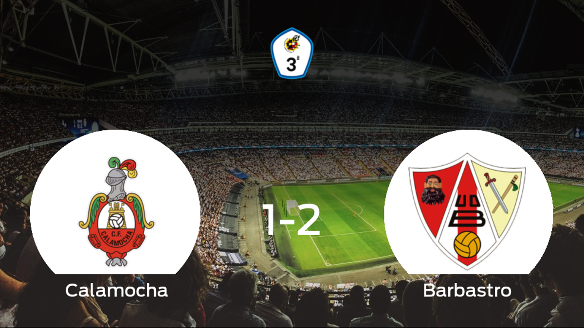 El Barbastro gana 1-2 en el estadio del Calamocha