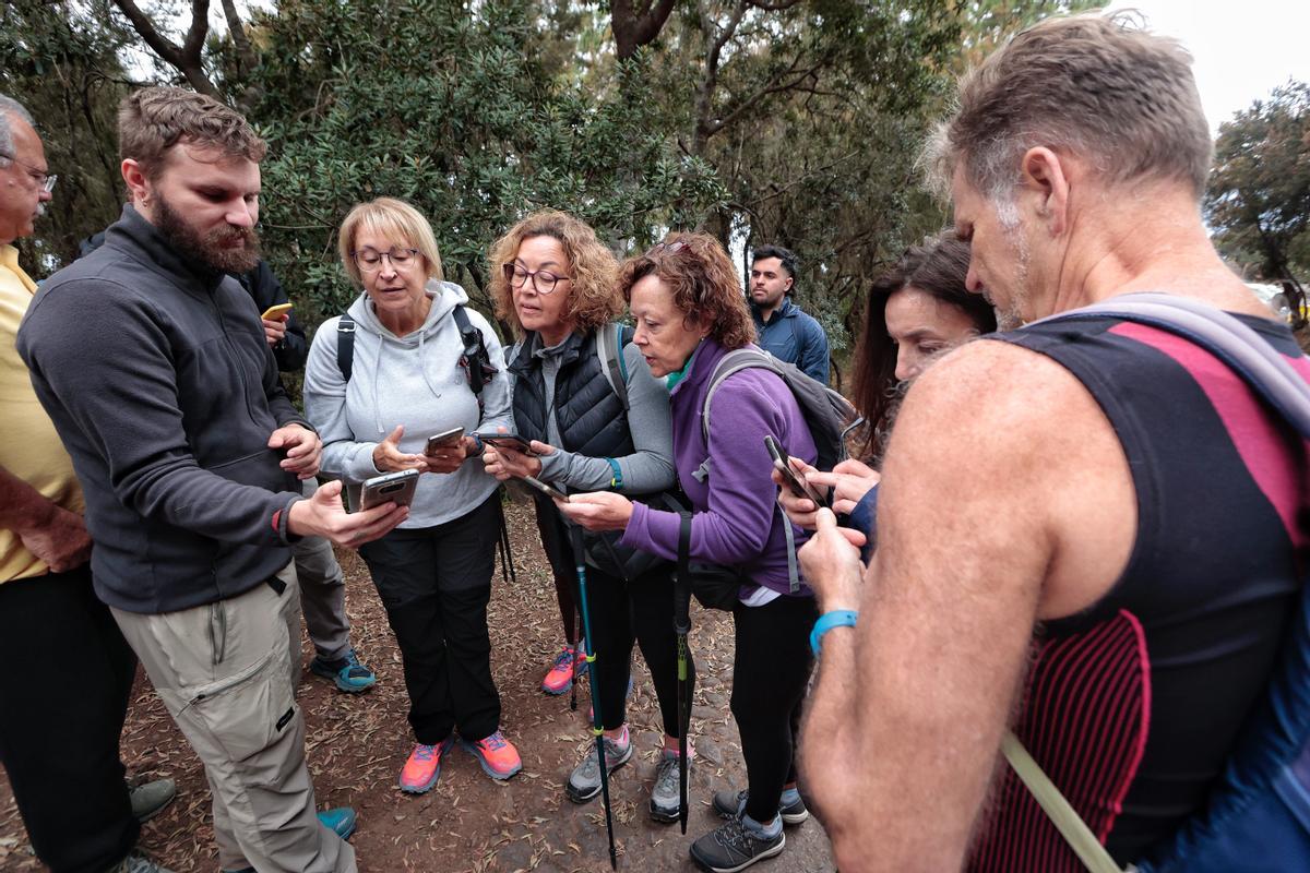 Tercera edición del Biomaratón de Flora Española, en el Parque Recreativo La Caldera, La Orotava