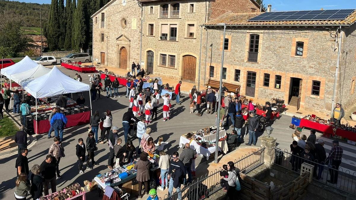 Imatge de l'edició del 2024 de la Fira de Sant Martí de Santa Maria de Merlès
