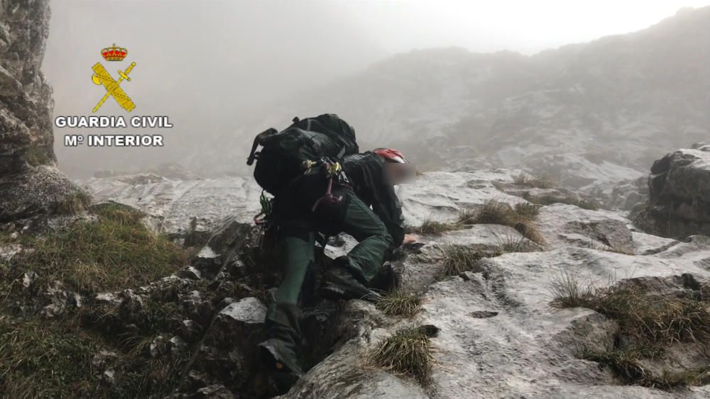 Rescate de tres montañeros zamoranos fallecidos en Picos de Europa