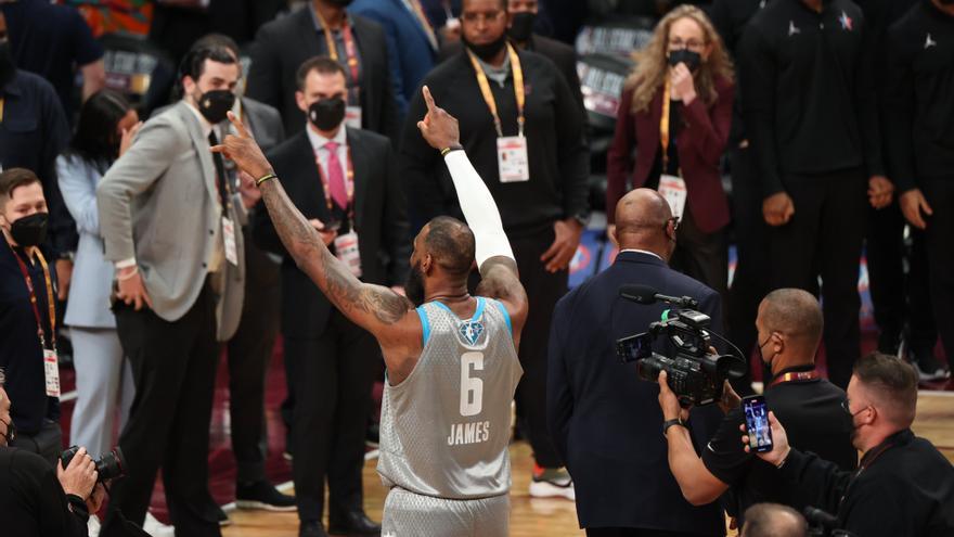 Team LeBron achieves its fifth NBA All-Star with a rain of triples