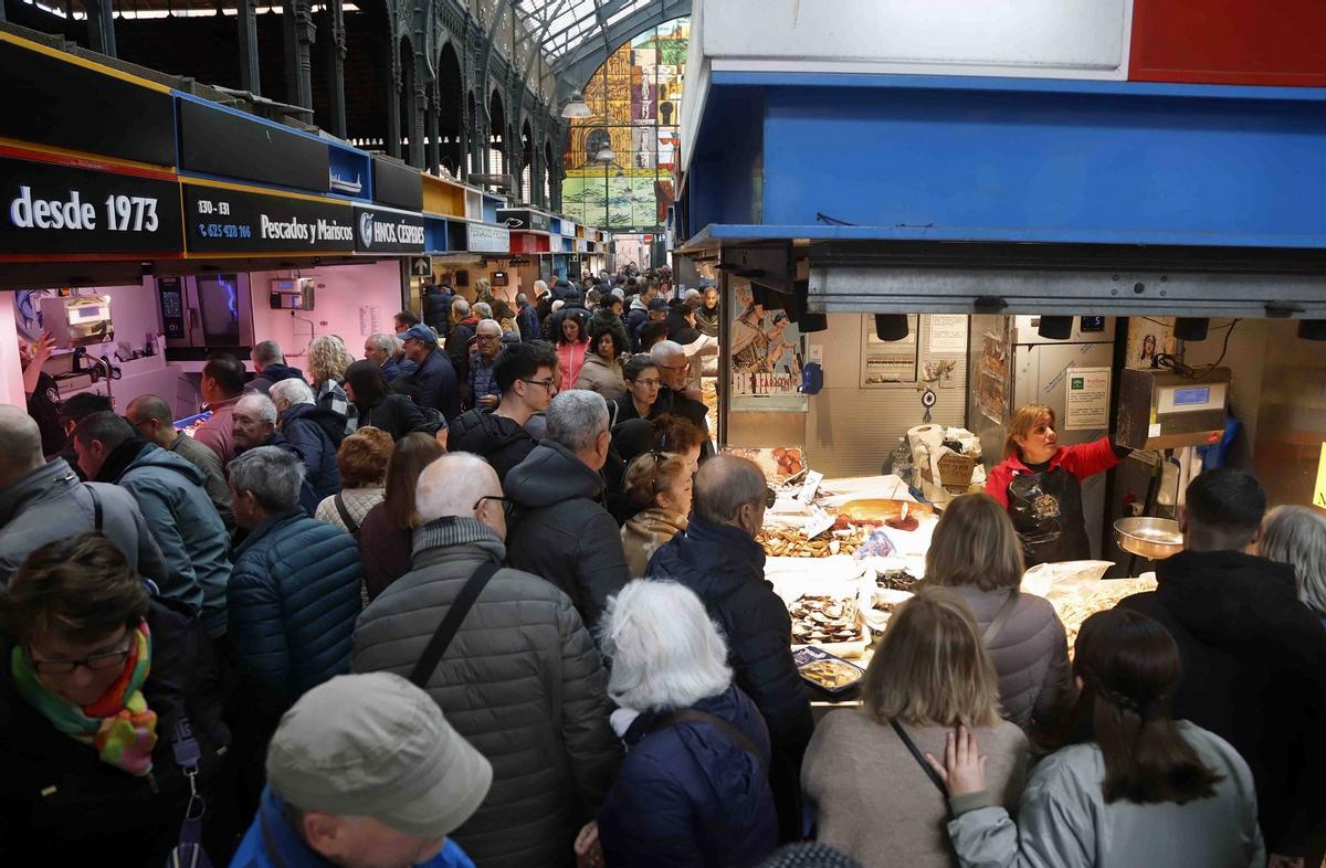 Una imagen del mercado Atarazanas de Málaga este pasado mes de diciembre.