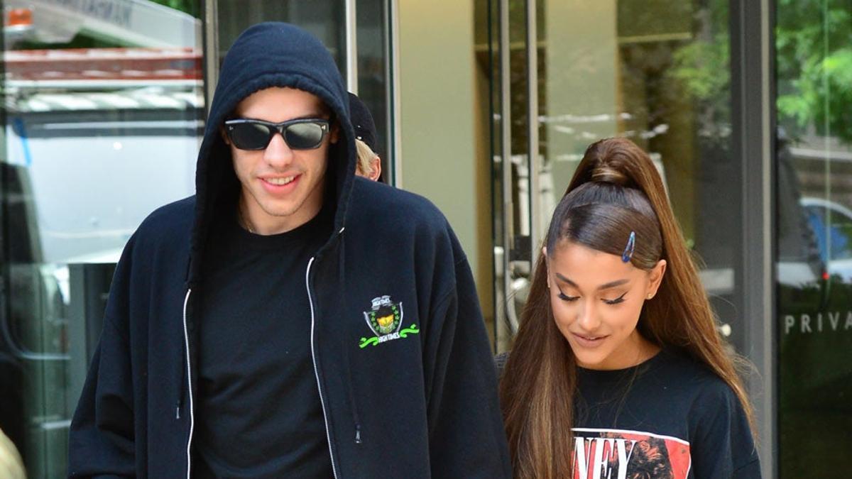 Pete Davidson y Ariana Grande, inseparables