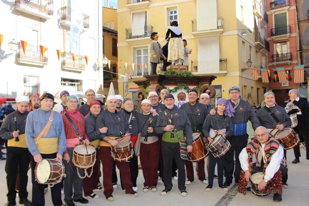 Fiesta fallera decimonónica para celebrar el aniversario del Patrimonio