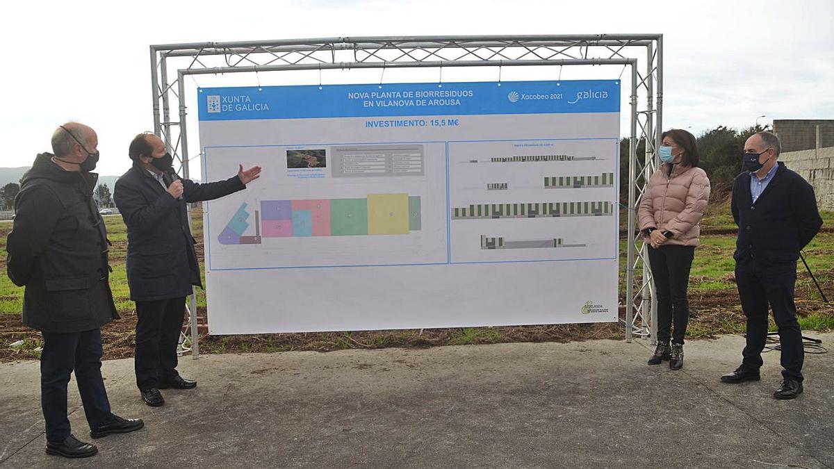 Reciente presentación de la planta de compostaje que construirá Sogama en el polígono de Baión. |   // N.P.