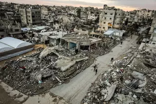 Imágenes aéreas revelan la magnitud de la destrucción en Gaza tras la ofensiva israelí