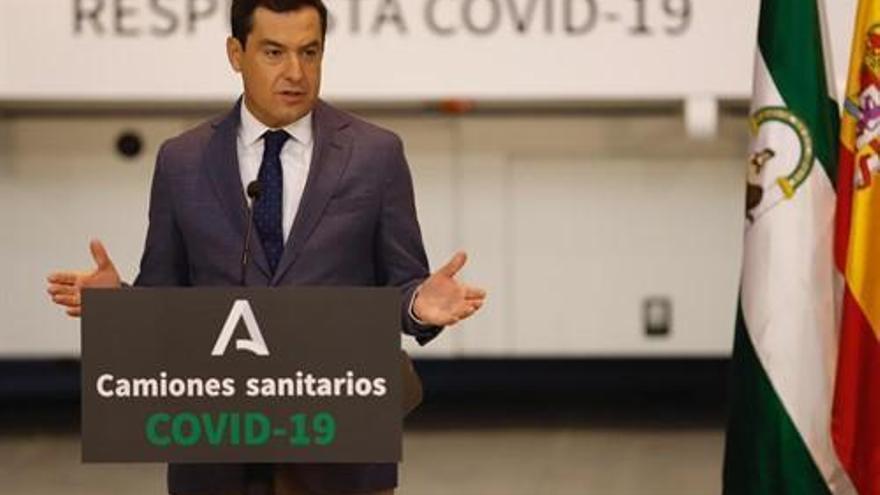 Moreno reitera que habrá restricciones en Andalucía en navidades: &quot;Serán complejas y diferentes&quot;