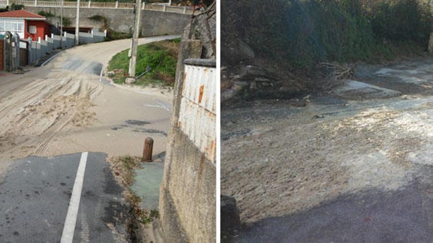 Aspecto del vial de Barrañán a Sorrizo.