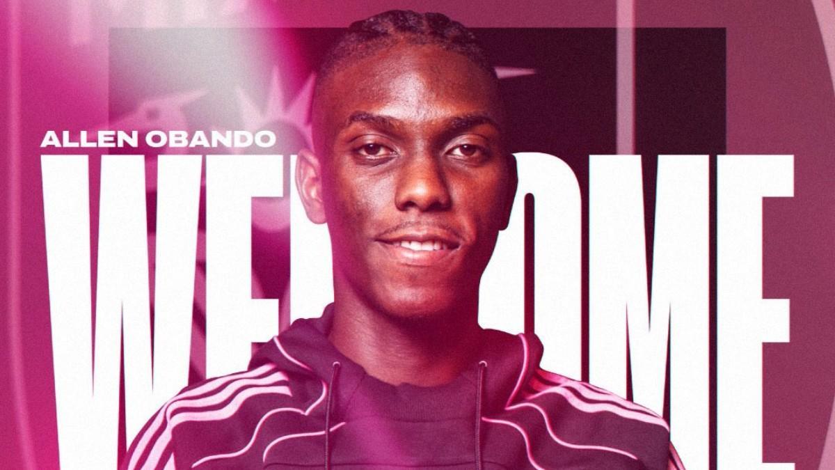 Allen Obando ficha por el Inter Miami