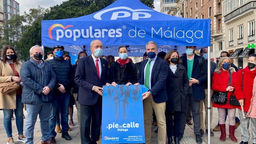 El PP reivindica su acción en los barrios de Málaga