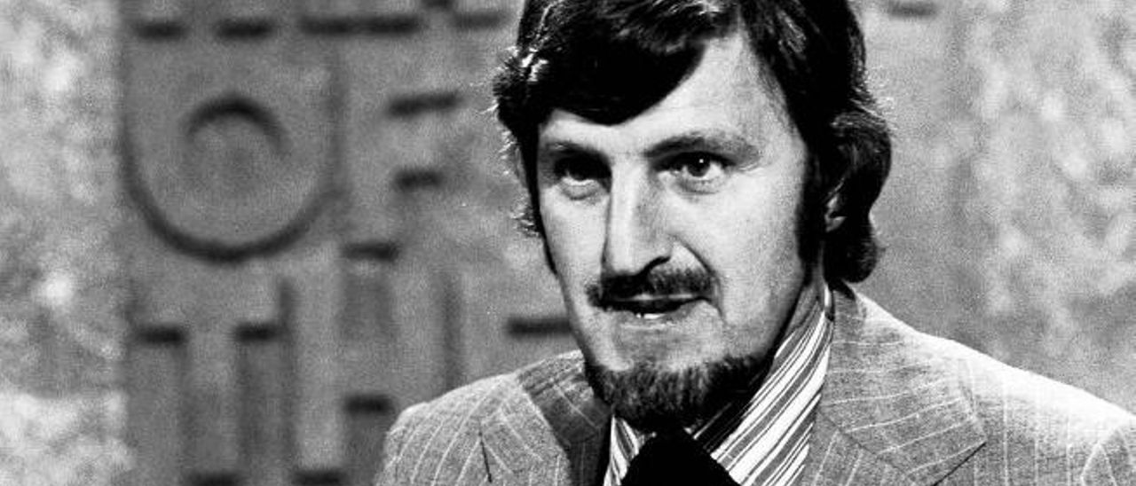 Jimmy Hill como presentador del &#039;Match of the Day&#039;.