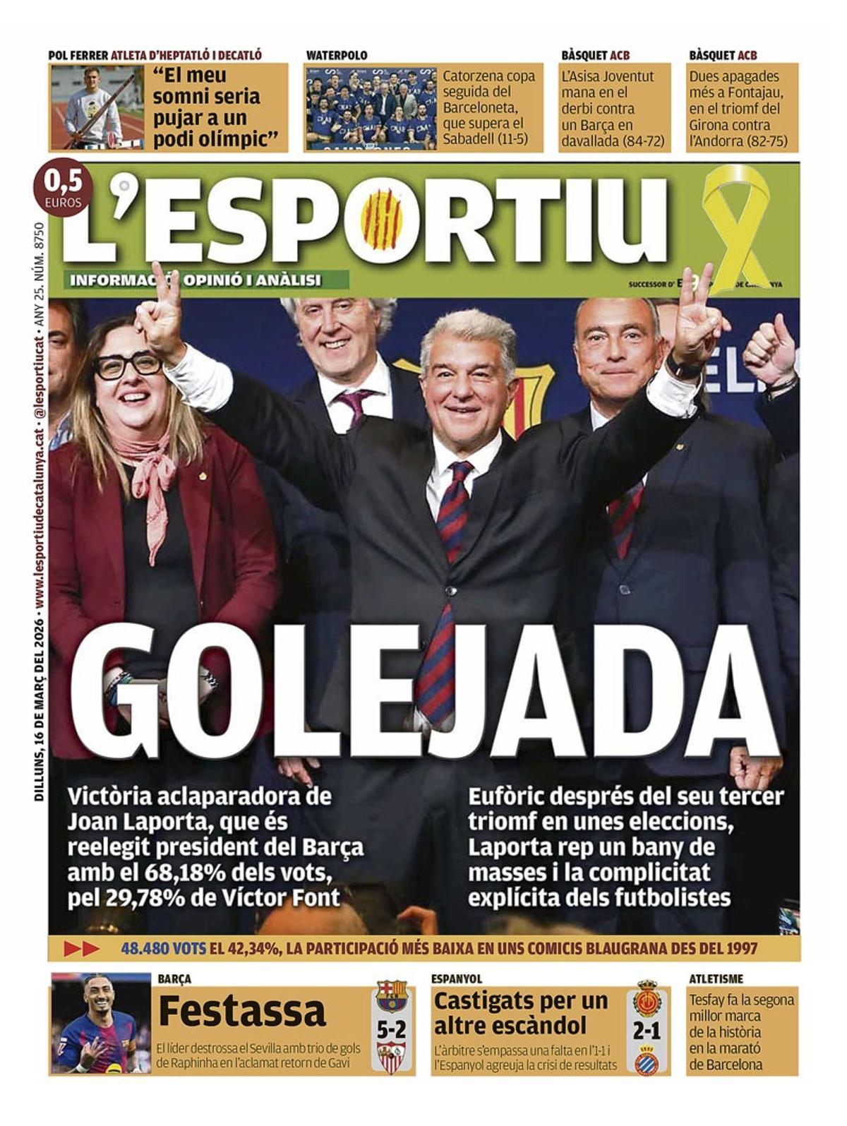 Las portadas de la prensa deportiva de hoy