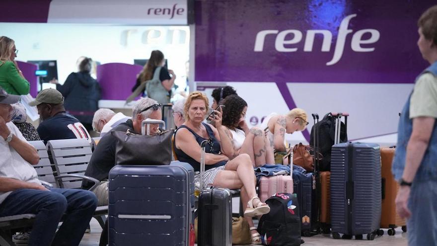 Der Sturm verursacht Verspätungen bei der Hochgeschwindigkeitsstrecke Madrid-Barcelona, die im Laufe des Tages zunehmen können