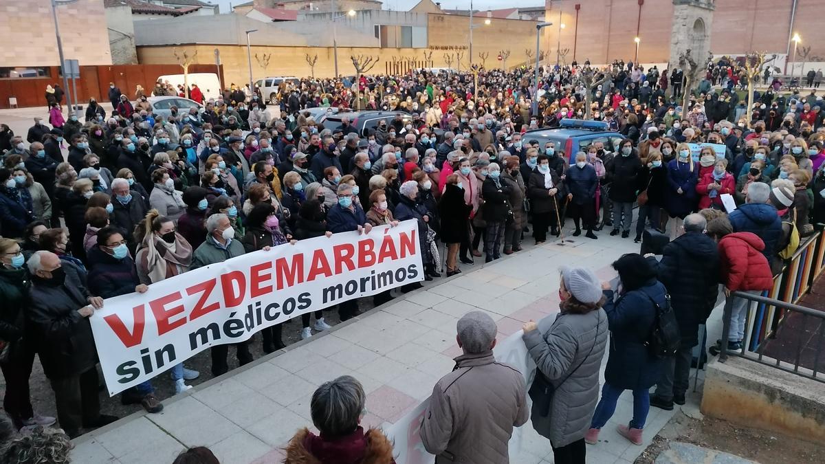 Vecinos de Toro y de otros pueblos exigen más médicos en la reciente manifestación celebrada en la ciudad