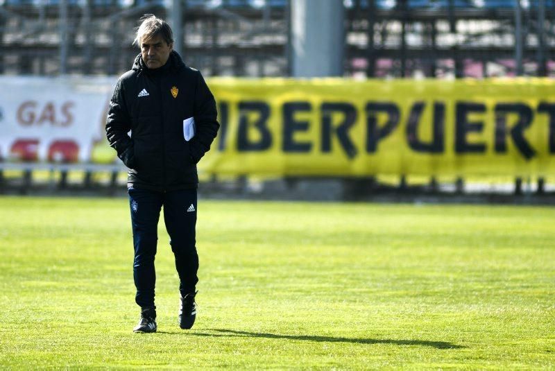 Entrenamiento del Real Zaragoza 24/2/2018