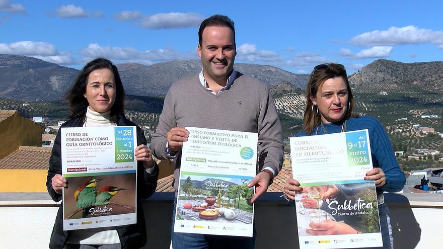 La Mancomunidad de la Subbética imparte tres cursos dentro de las acciones de su Plan de Sostenibilidad Turística en Destino