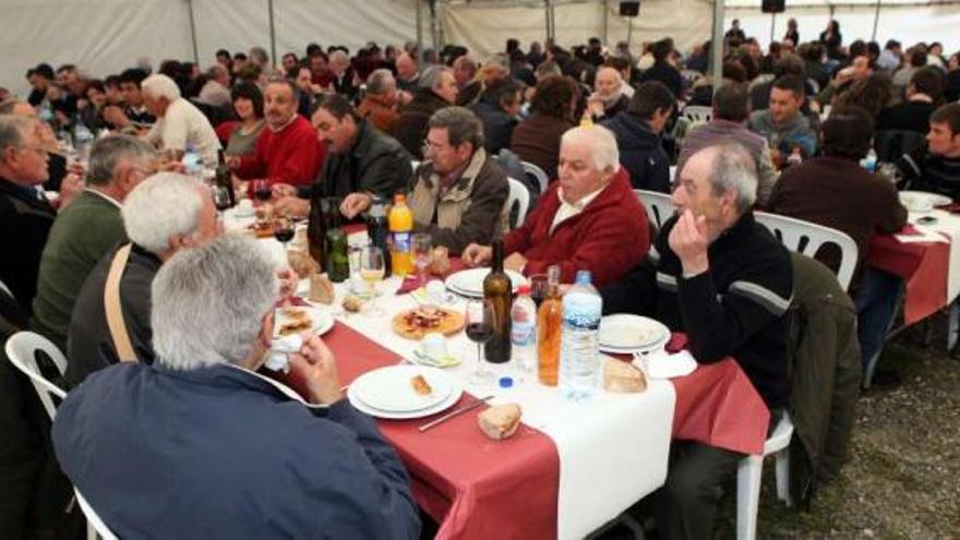 Imagen de una edición anterior de la Festa do Xabarín de Ribela.  // Bernabé/Luismy