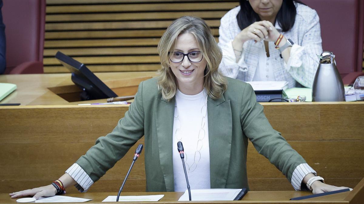 La portavoz adjunta del grupo parlamentario popular en las Corts, Laura Chulià.