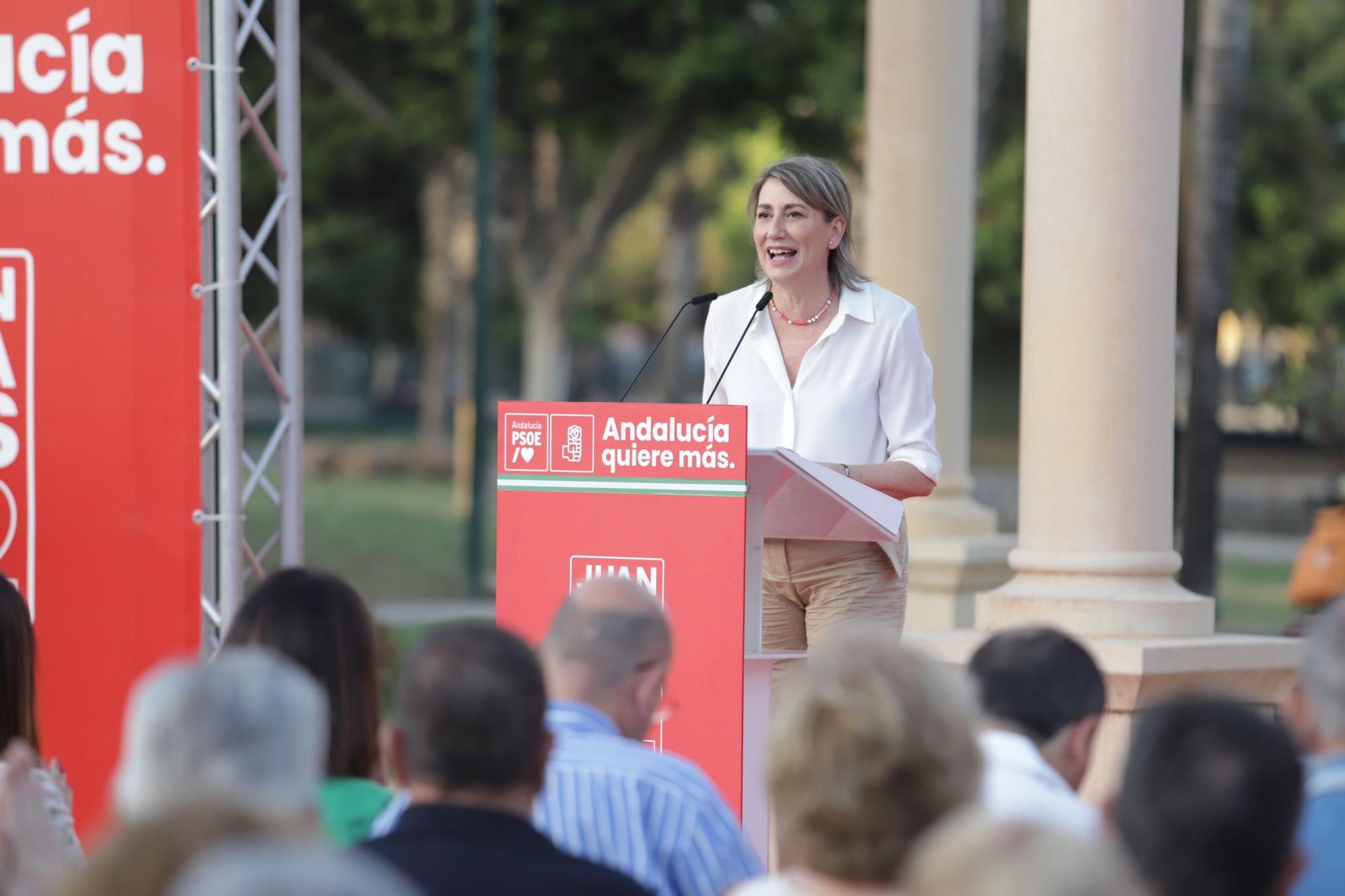 Acto de Juan Espadas, candidato del PSOE a las elecciones andaluzas, en Málaga