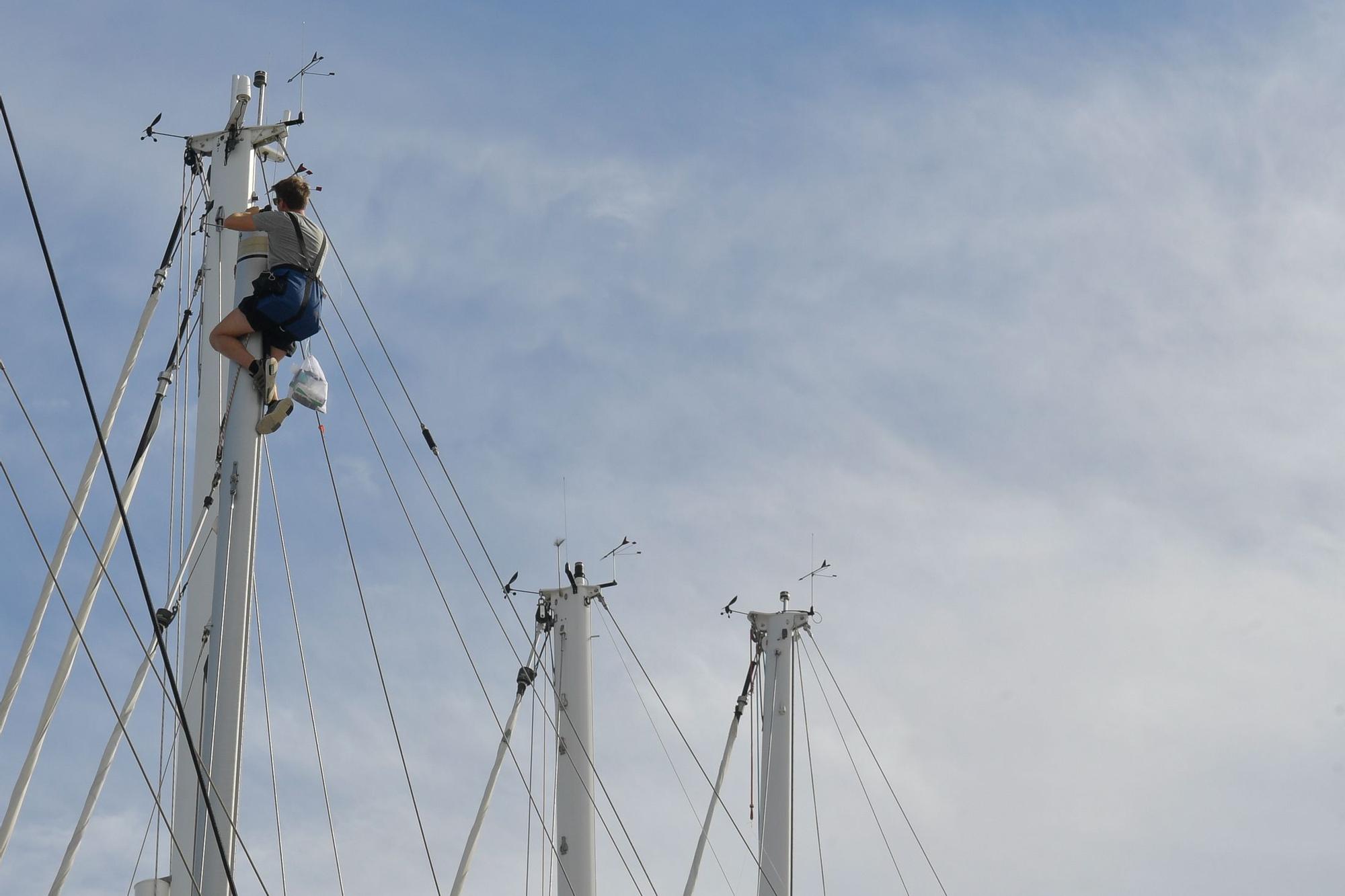 Participantes en la regata ARC, en el Muelle Deportivo de Las Palmas de Gran Canaria