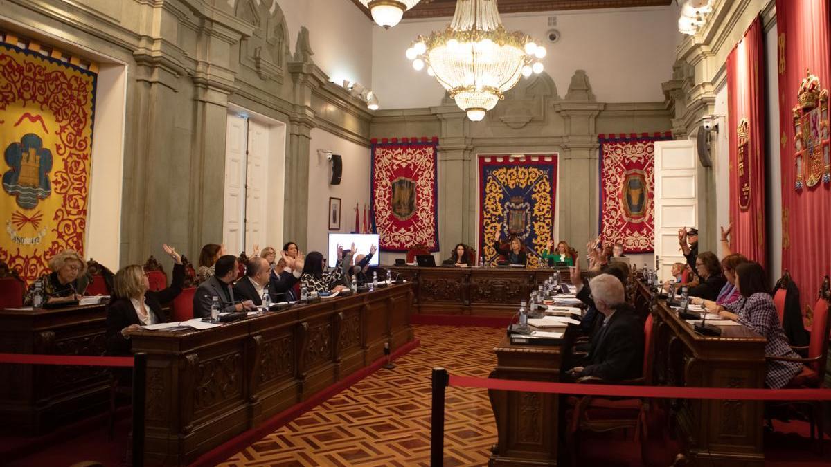 Pleno del Ayuntamiento de Cartagena, este jueves