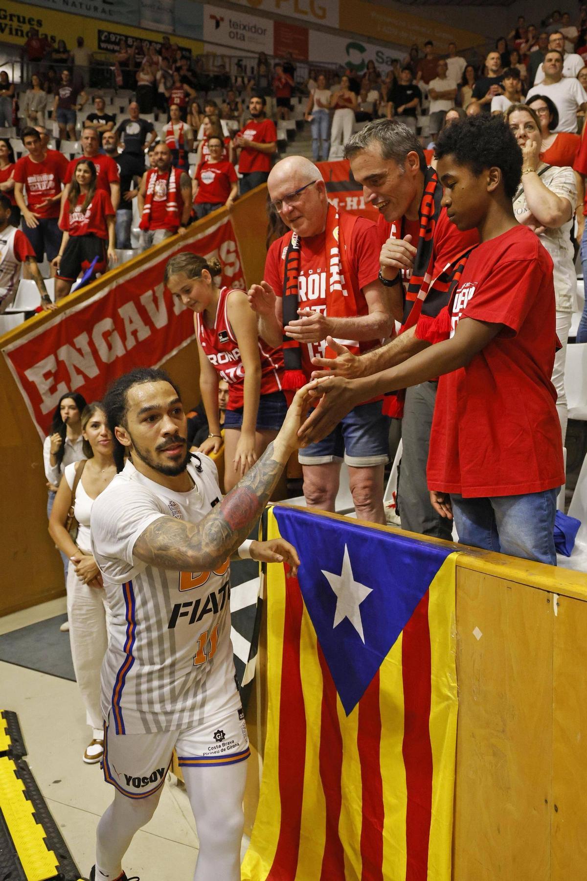 Les imatges del Bàsquet Girona - Joventut Badalona