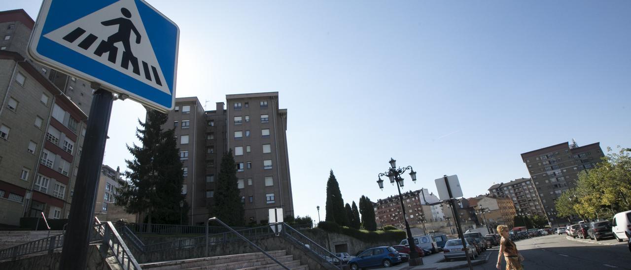 Barrio de Otero, en Oviedo.