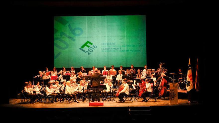 Imatge del Concert Ciutat de l´any passat, al Teatre Jardí de Figueres.