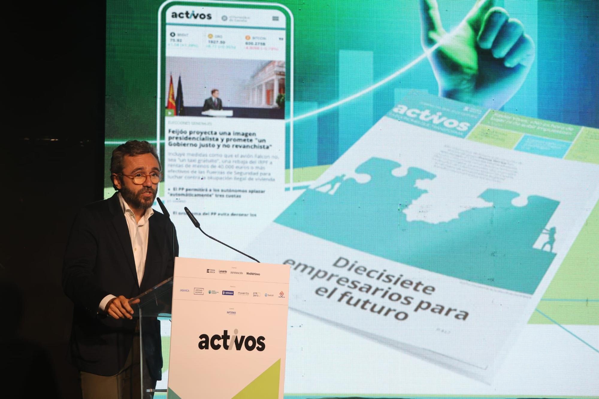 La presentación del suplemento económico 'activos' de Prensa Ibérica en València, en imágenes