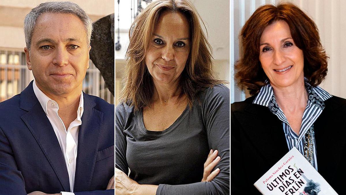 Vicente Vallés, María Dueñas y Paloma Sánchez-Gamica.