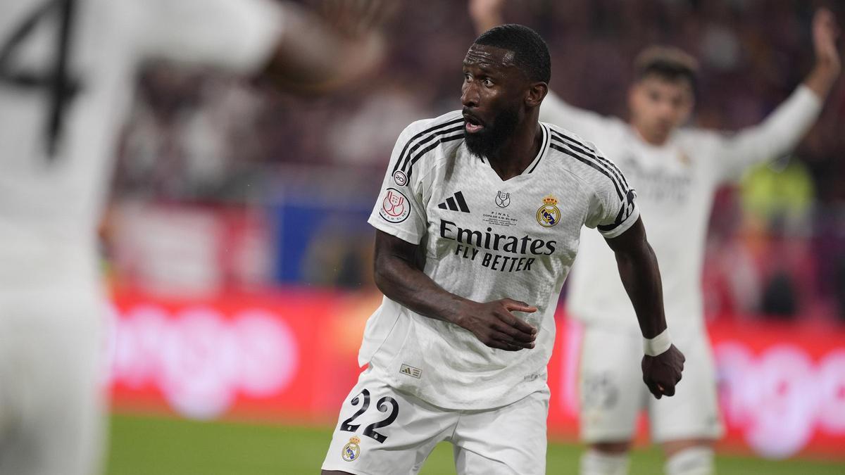 Antonio Rüdiger con el Real Madrid