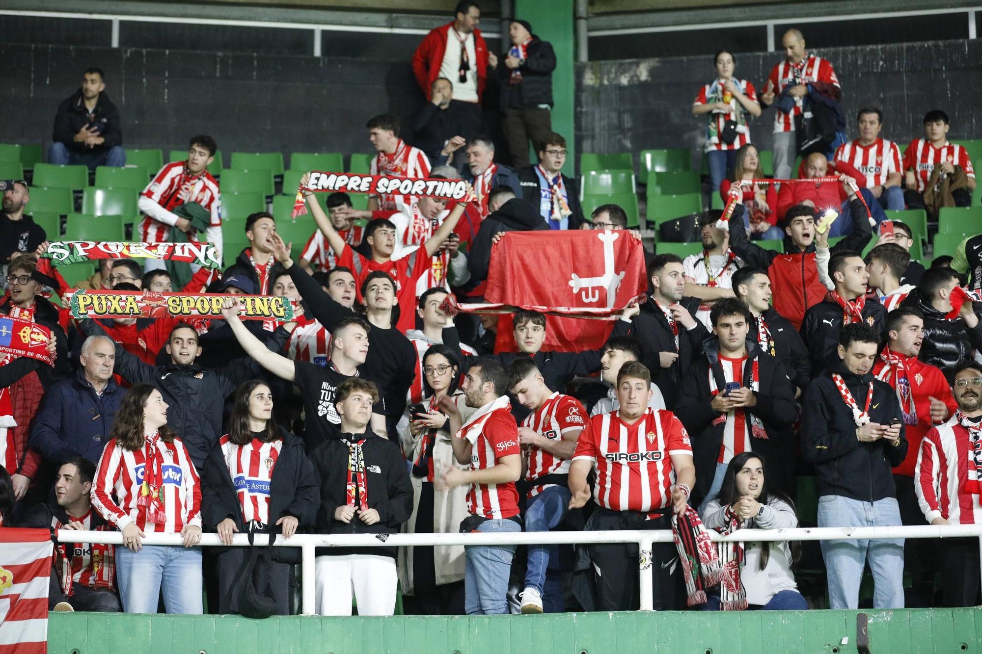 Así fue (en imágenes) el partido de Copa Racing-Sporting, y el viaje de la Mareona