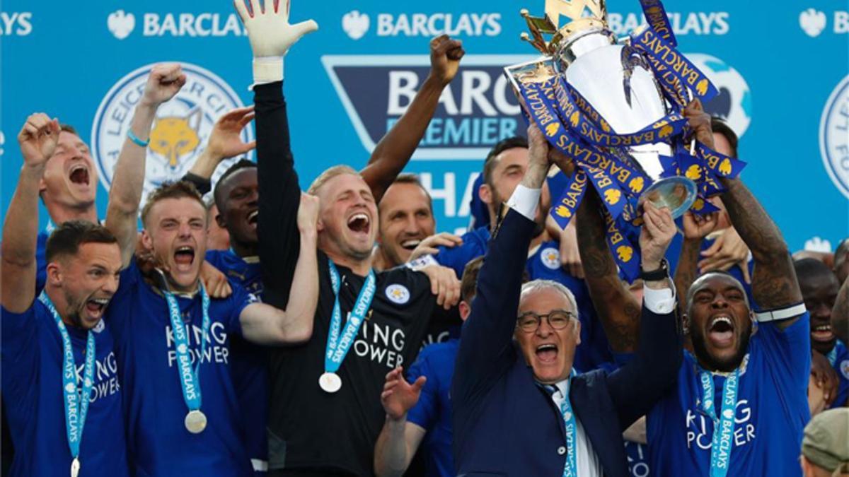 El Leicester culminó su gran temporada alzando el título