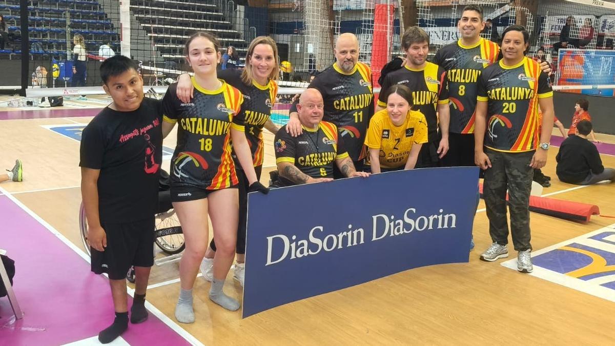 Selecció Catalana de vòlei terra al DiaSorin All Stars Game 2025
