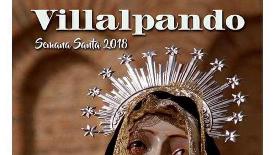 Cartel anunciador de la Semana Santa de Villalpando de 2018.