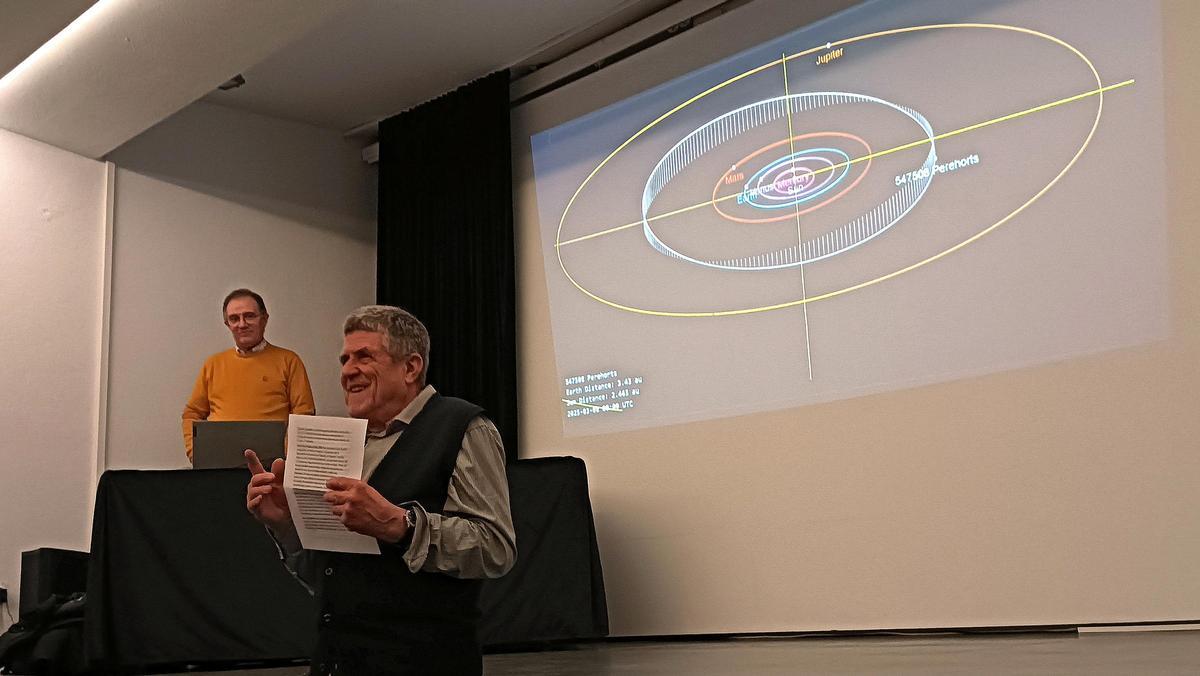 Presentació de l’asteroide dedicat a Pere Horts