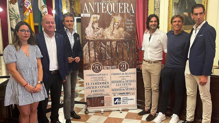 El Cordobés, Javier Conde y Fortes protagonizan una corrida goyesca el sábado 20 de agosto en Antequera